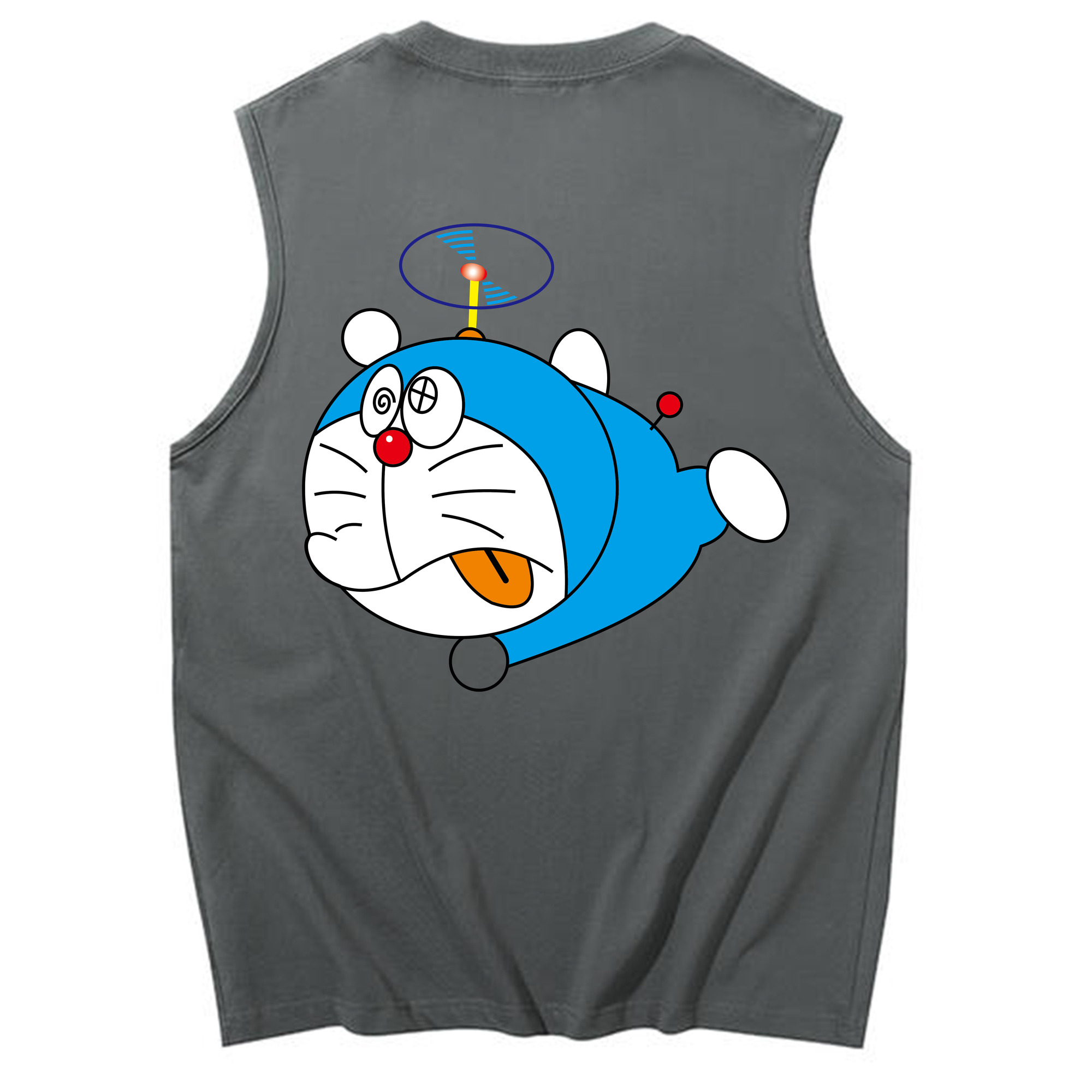 （画像用） ドラえもん Doraemon コットン100％タンクトップ（背面プリント）
